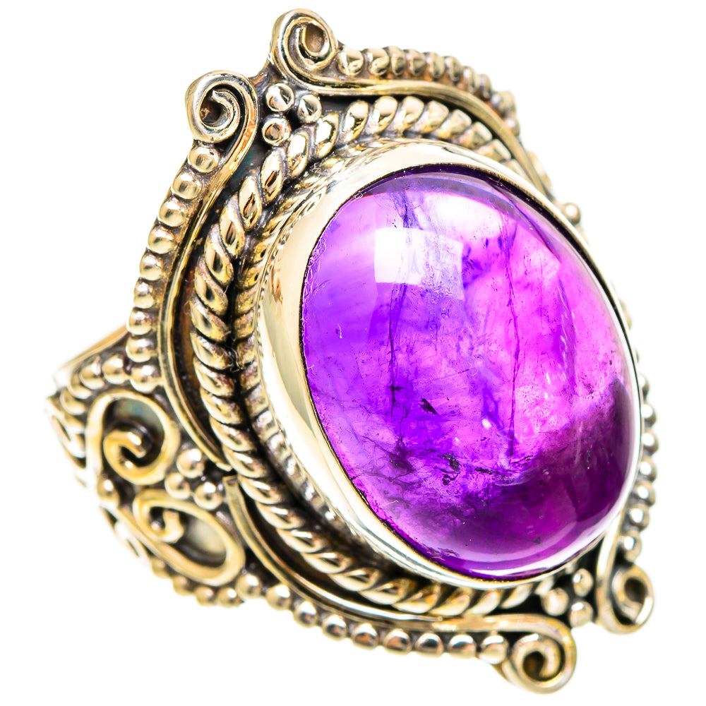 Amethyst Rings handcrafted by Anasilvercos - RING109438 - Photo 2