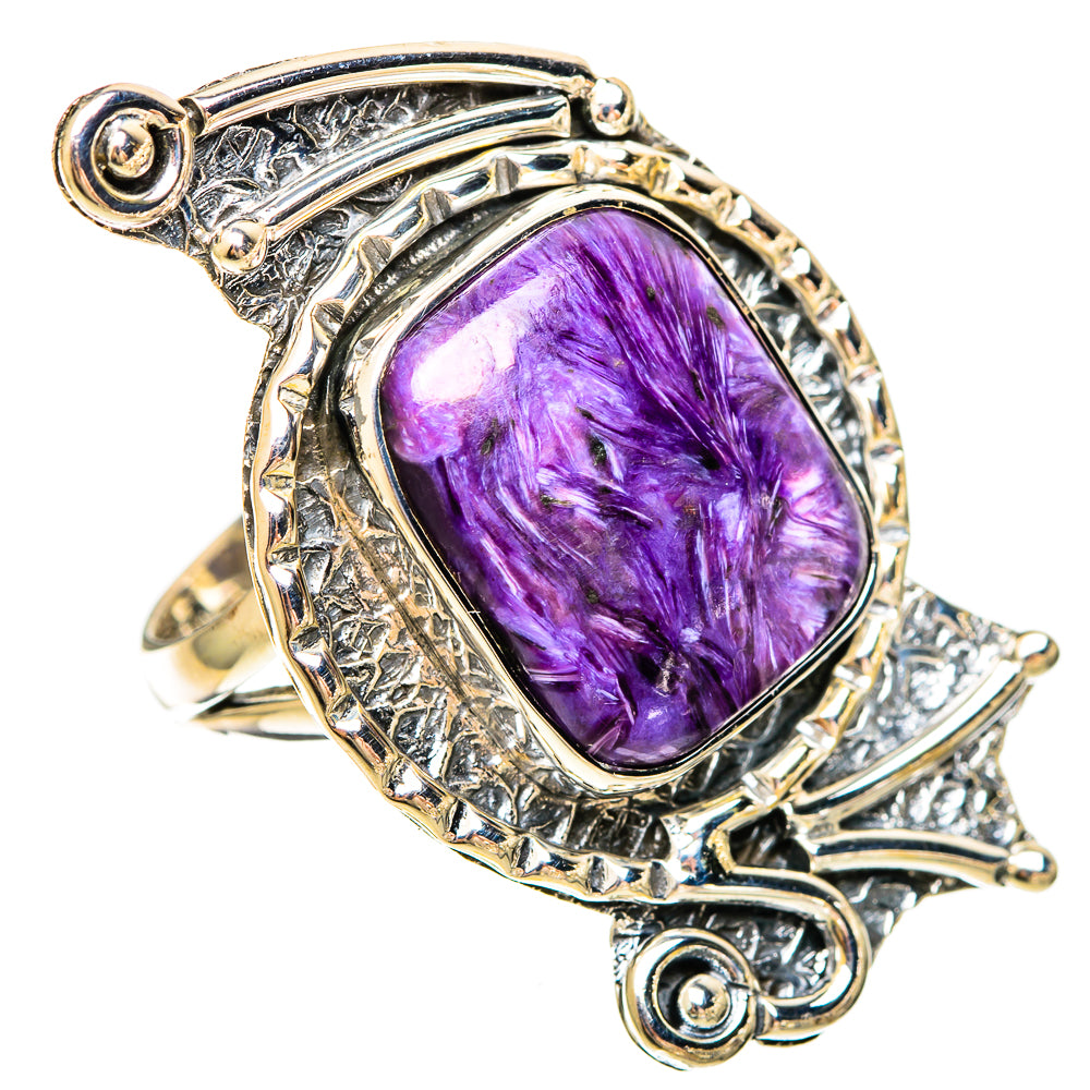 Charoite Rings handcrafted by Anasilvercos - RING109439 - Photo 2