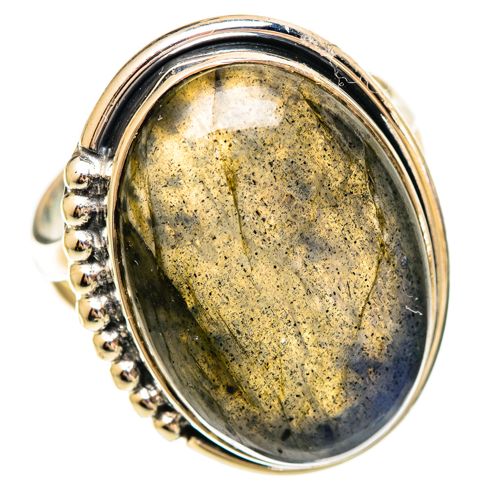 Labradorite Rings handcrafted by Anasilvercos - RING109456 - Photo 2