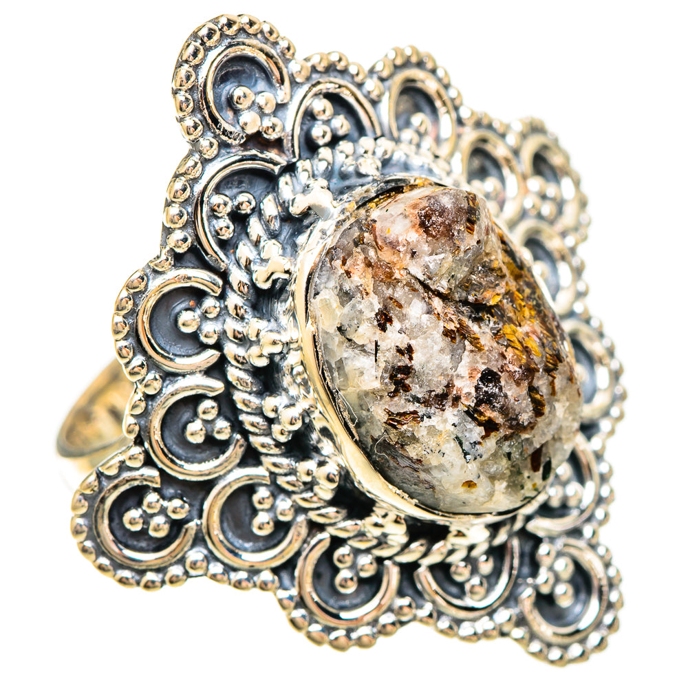 Astrophyllite Rings handcrafted by Anasilvercos - RING109470 - Photo 2