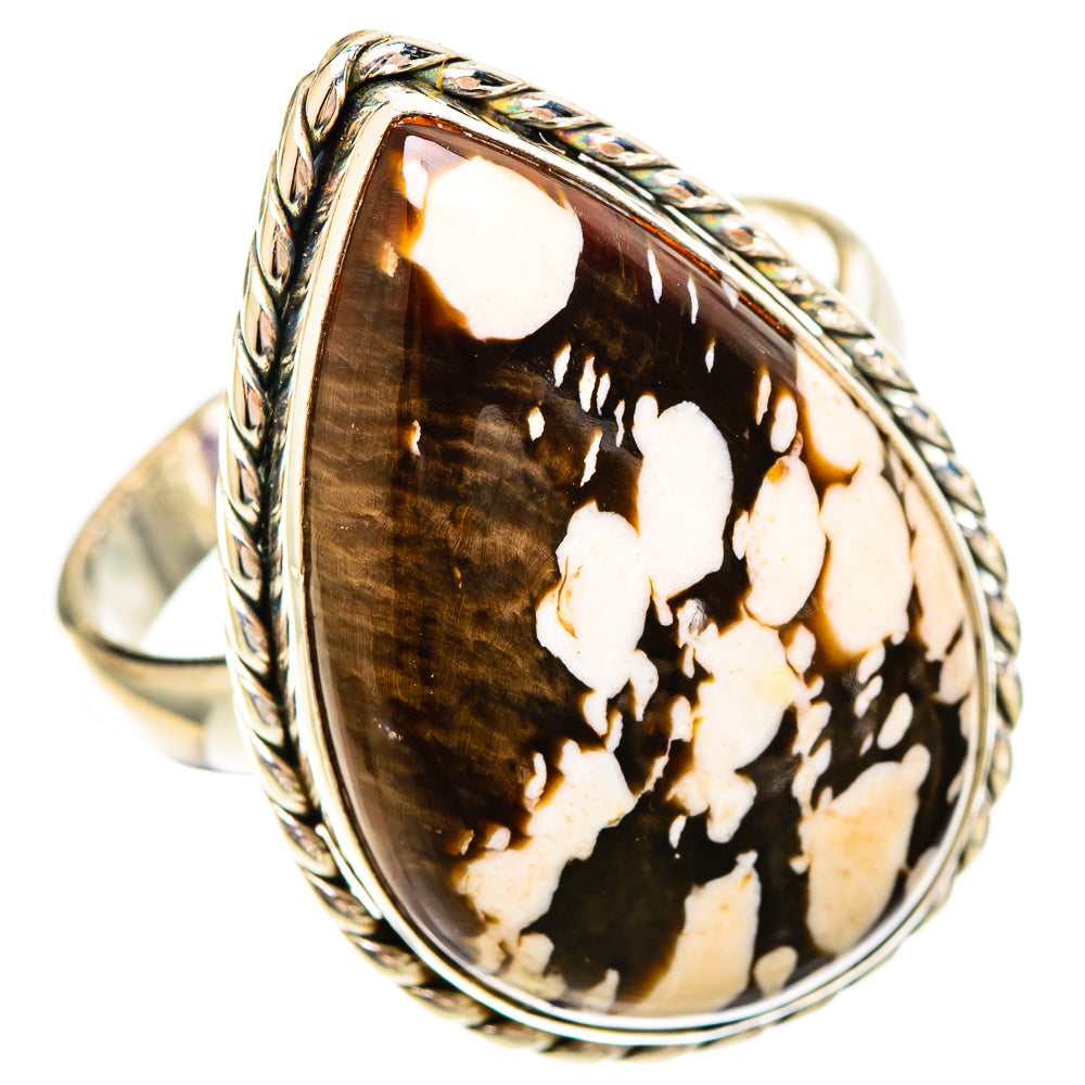 Peanut Wood Jasper Rings handcrafted by Anasilvercos - RING109471 - Photo 2