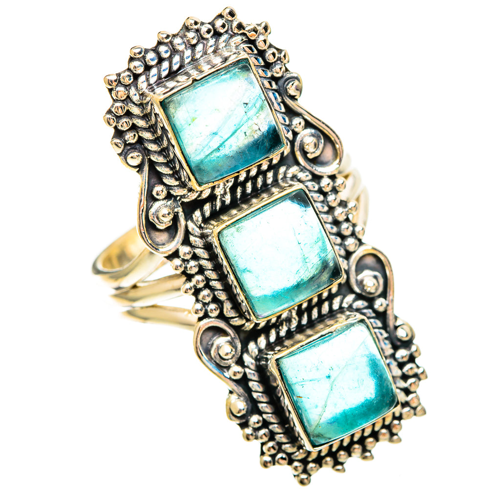 Apatite Rings handcrafted by Anasilvercos - RING109497 - Photo 2