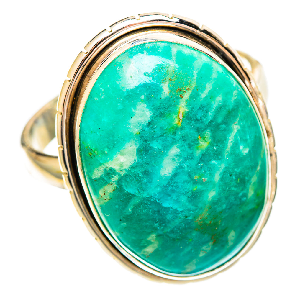 Amazonite Rings handcrafted by Anasilvercos - RING109502 - Photo 2