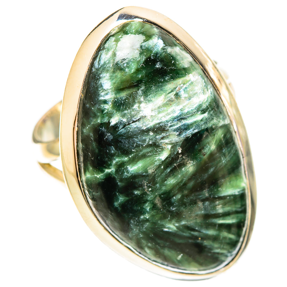 Seraphinite Rings handcrafted by Anasilvercos - RING109503 - Photo 2