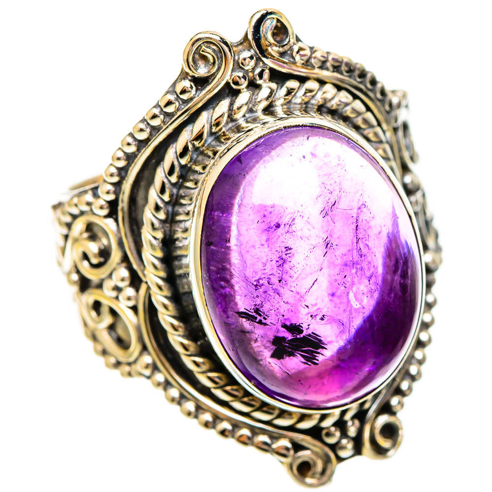Amethyst Rings handcrafted by Anasilvercos - RING109518 - Photo 2