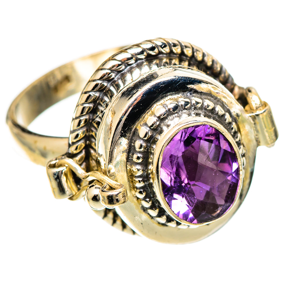 Amethyst Rings handcrafted by Anasilvercos - RING109580 - Photo 2