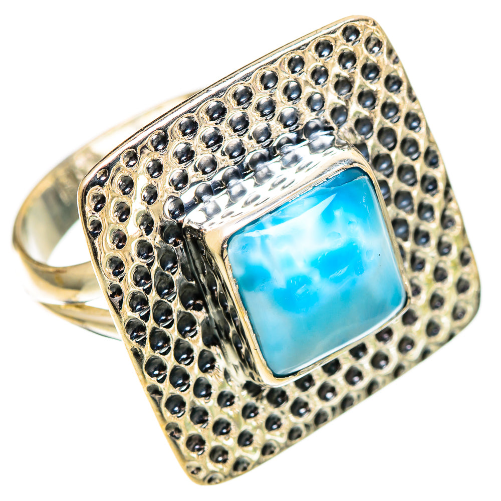 Larimar Rings handcrafted by Anasilvercos - RING109593 - Photo 2