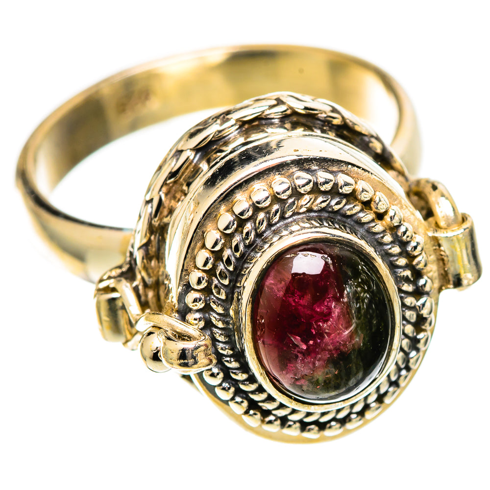 Watermelon Tourmaline Rings handcrafted by Anasilvercos - RING109618 - Photo 2
