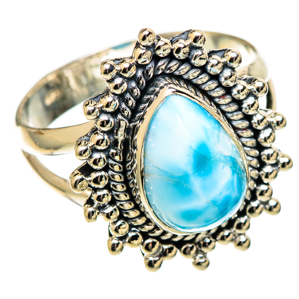 Larimar Rings handcrafted by Anasilvercos - RING109622 - Photo 2