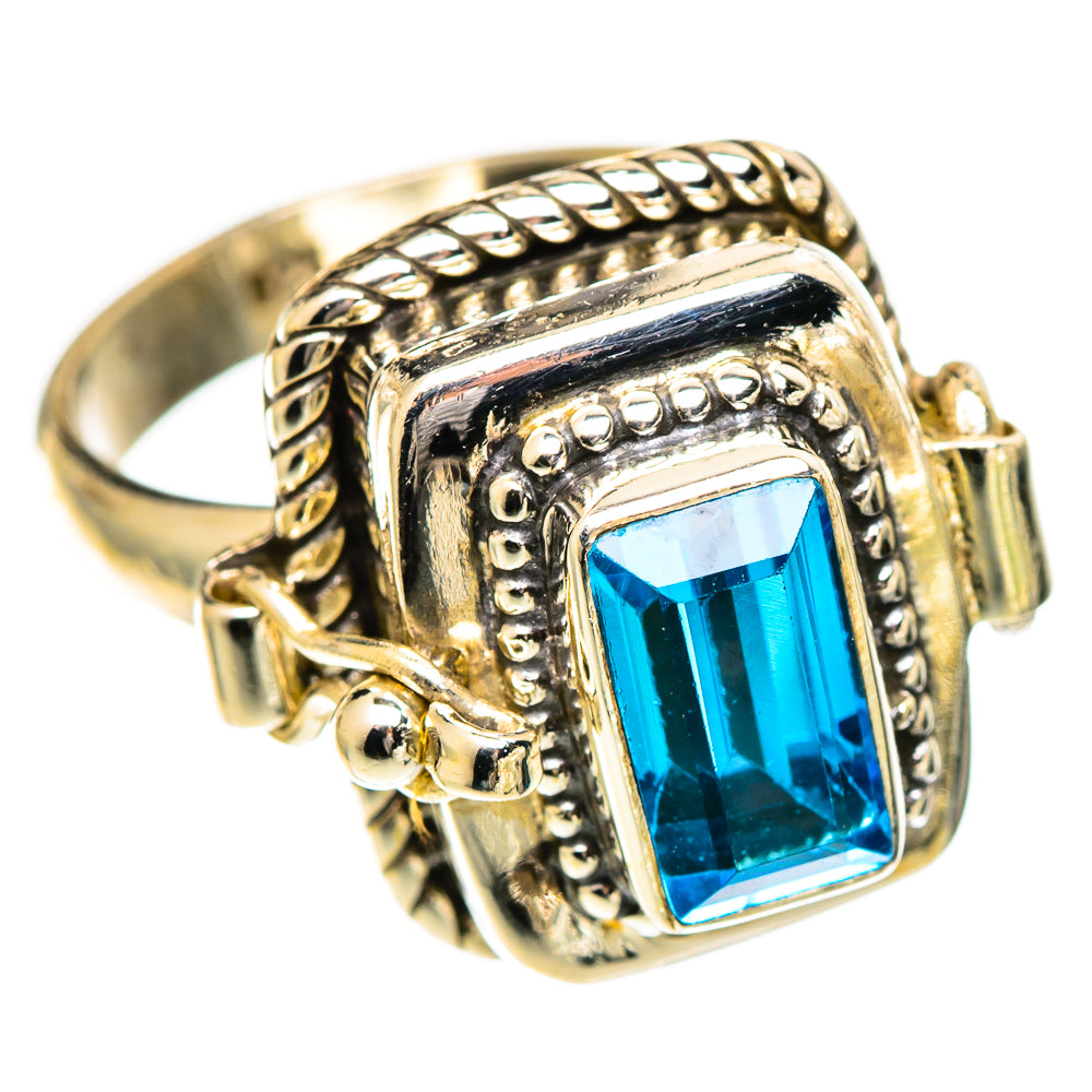 Blue Topaz Rings handcrafted by Anasilvercos - RING109623 - Photo 2