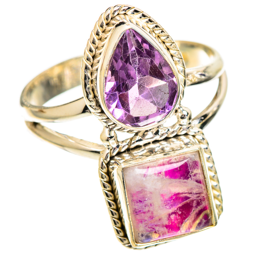 Pink Moonstone Rings handcrafted by Anasilvercos - RING109644 - Photo 2