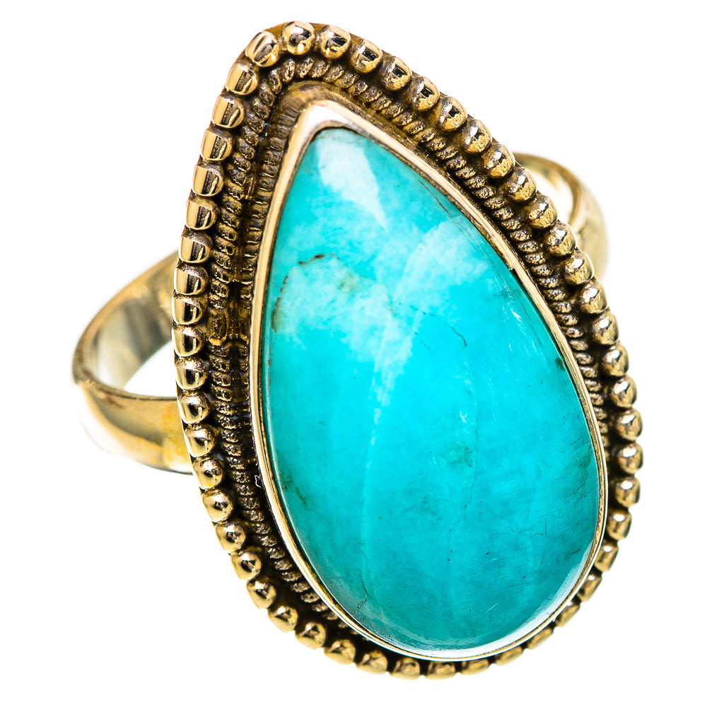 Amazonite Rings handcrafted by Anasilvercos - RING109652 - Photo 2