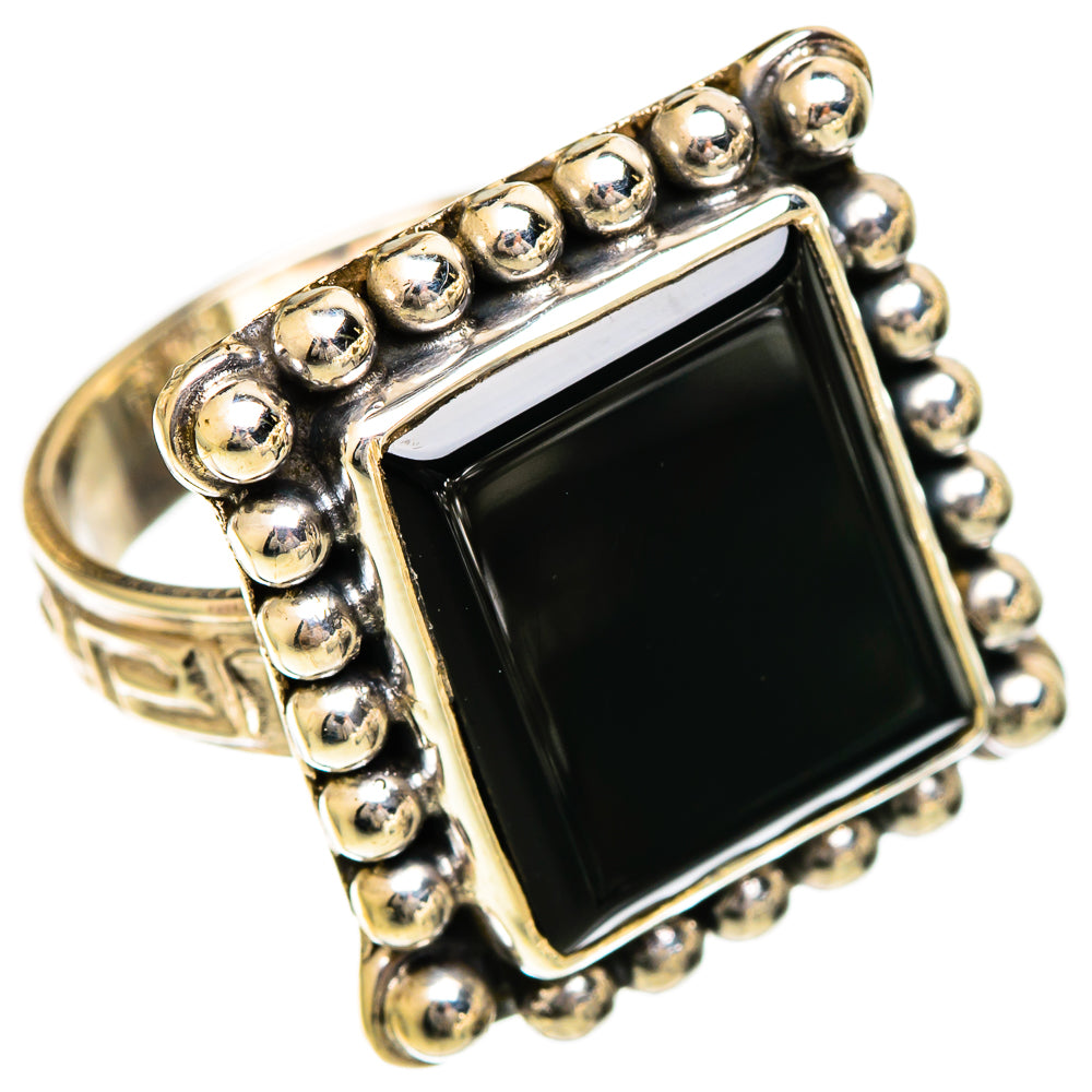 Black Onyx Rings handcrafted by Anasilvercos - RING109665 - Photo 2