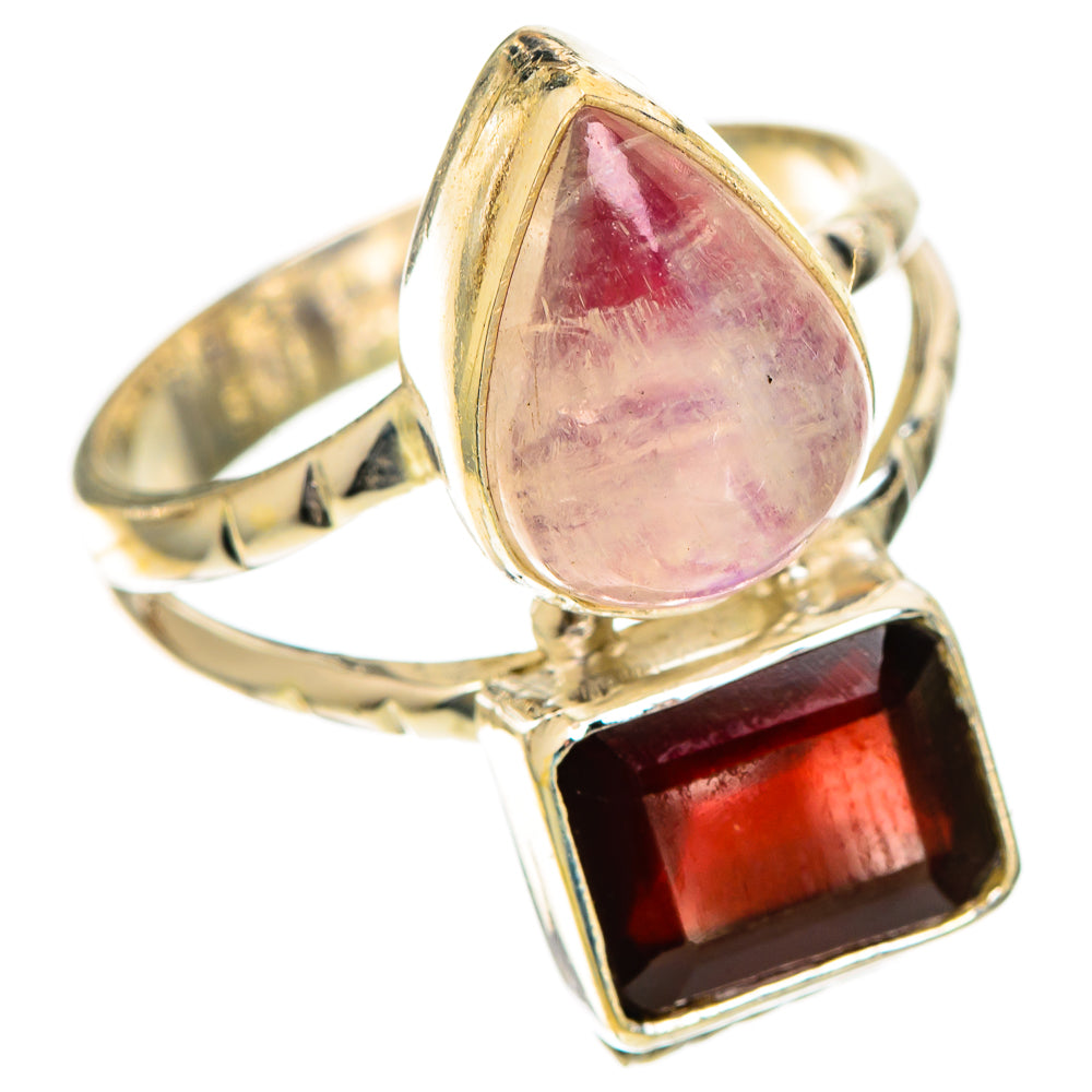 Pink Moonstone Rings handcrafted by Anasilvercos - RING109672 - Photo 2