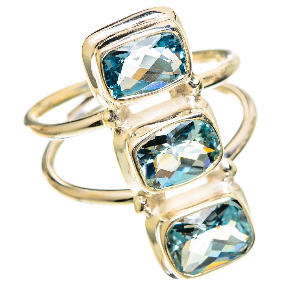 Blue Topaz Rings handcrafted by Anasilvercos - RING109677 - Photo 2