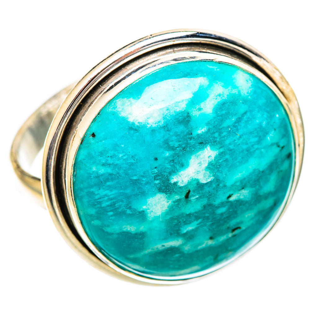 Amazonite Rings handcrafted by Anasilvercos - RING109688 - Photo 2