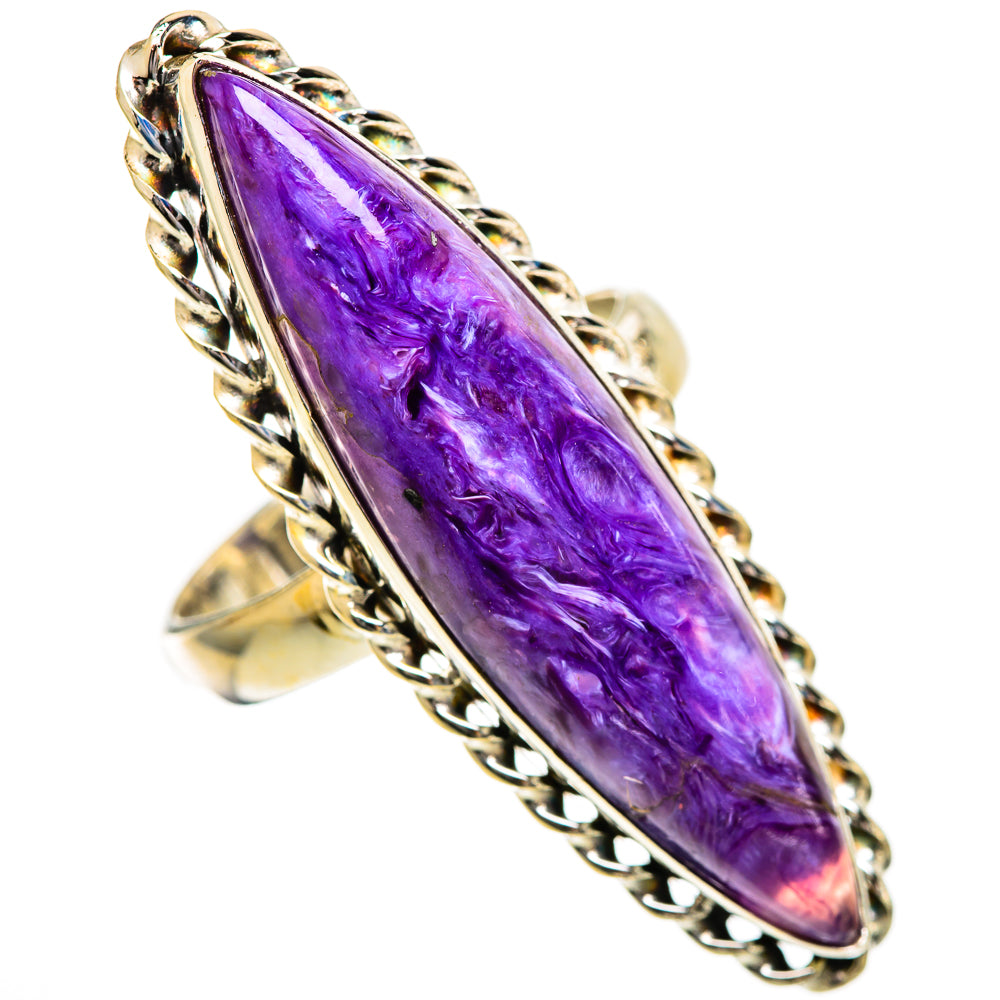Charoite Rings handcrafted by Anasilvercos - RING109702 - Photo 2