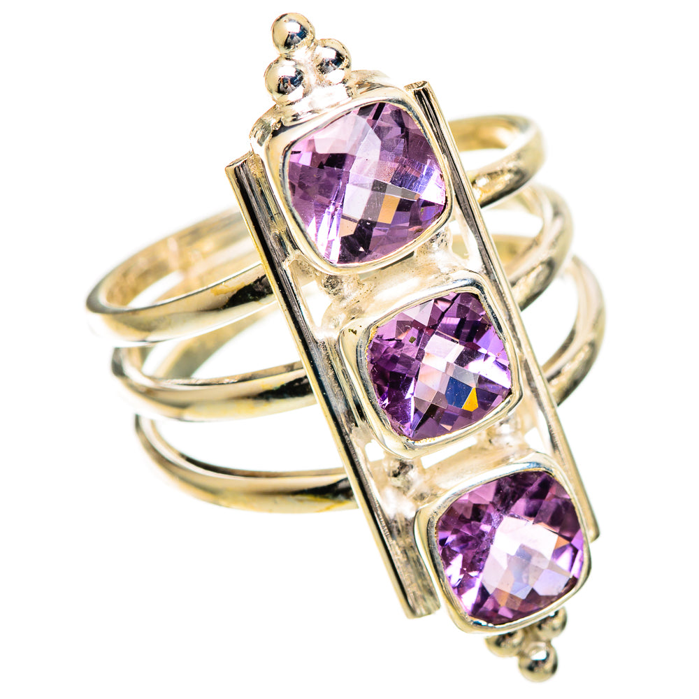 Amethyst Rings handcrafted by Anasilvercos - RING109705 - Photo 2