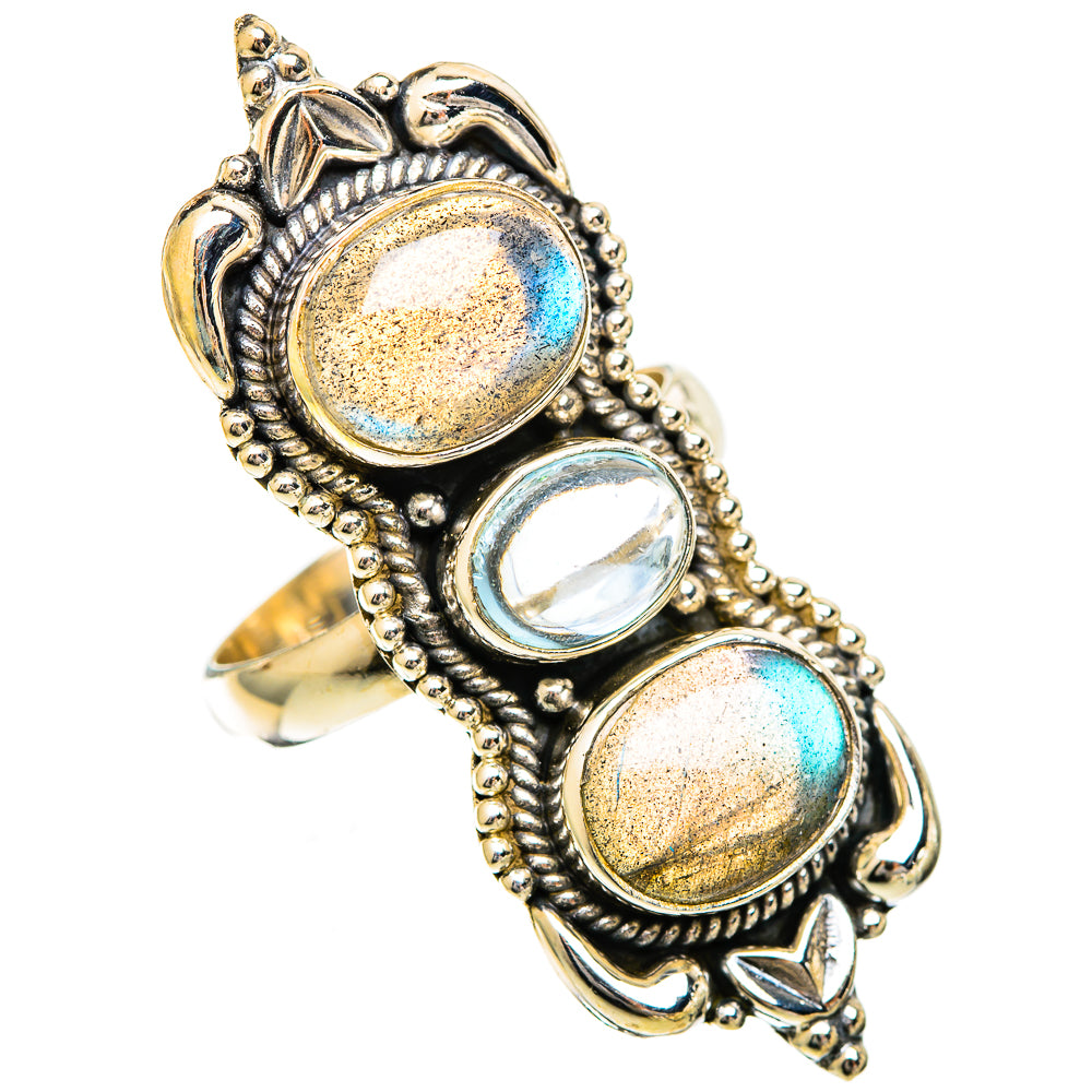 Labradorite Rings handcrafted by Anasilvercos - RING109717 - Photo 2