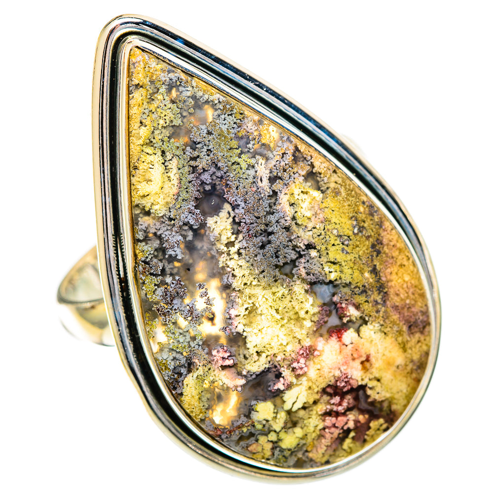 Plume Agate Rings handcrafted by Anasilvercos - RING109768 - Photo 2