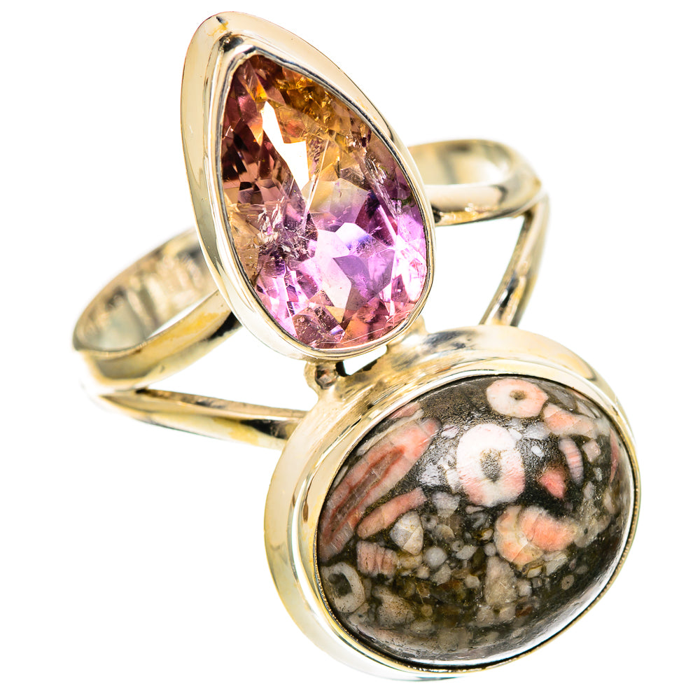 Crinoid Fossil Rings handcrafted by Anasilvercos - RING109791 - Photo 2