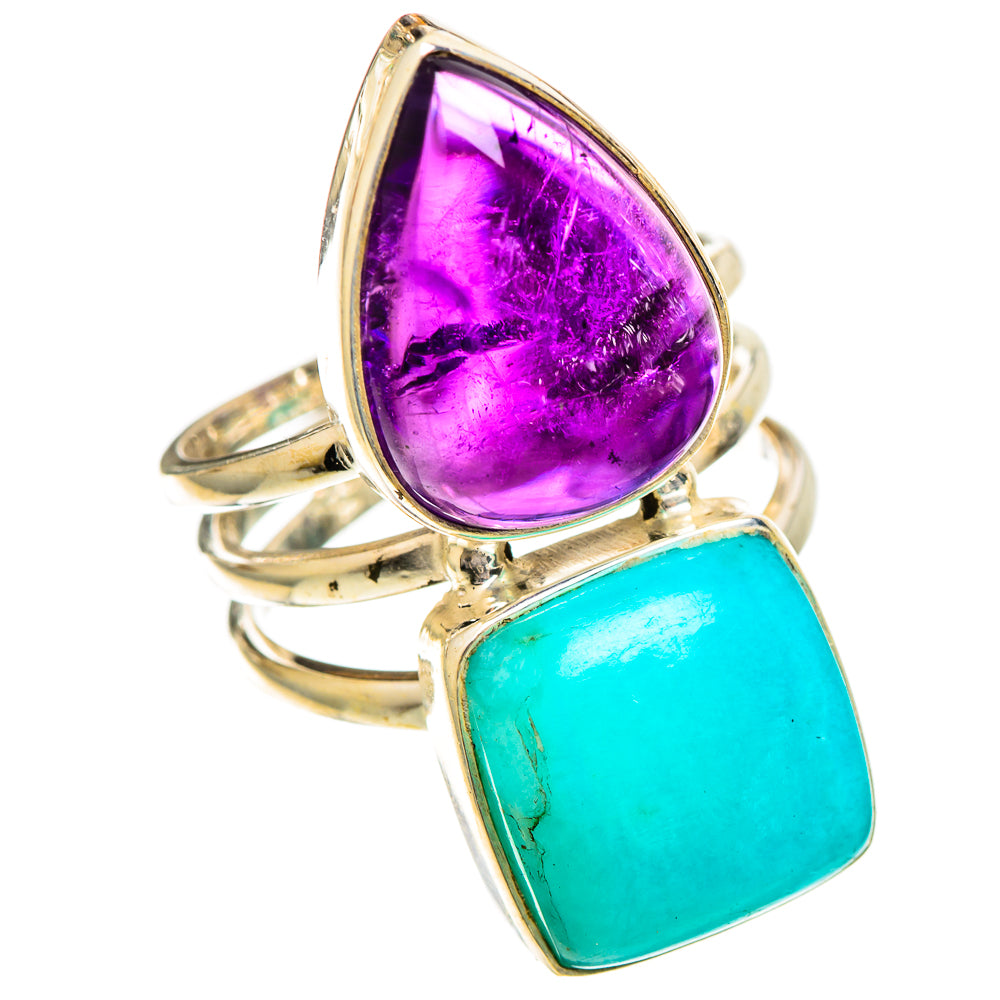 Amazonite Rings handcrafted by Anasilvercos - RING109792 - Photo 2