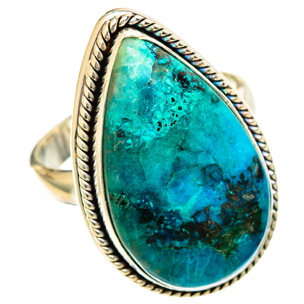 Chrysocolla Rings handcrafted by Anasilvercos - RING109799 - Photo 2