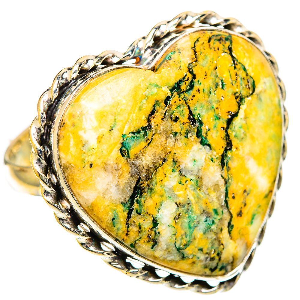 Yellow Agate Rings handcrafted by Anasilvercos - RING109828 - Photo 2
