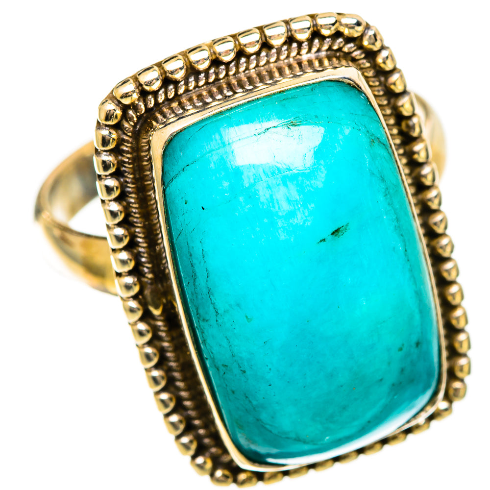 Amazonite Rings handcrafted by Anasilvercos - RING109841 - Photo 2