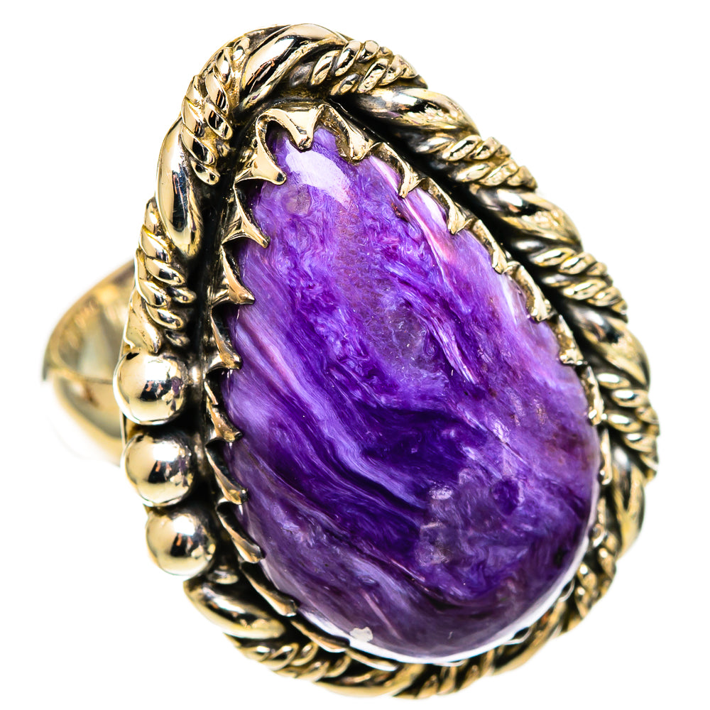 Charoite Rings handcrafted by Anasilvercos - RING109885 - Photo 2