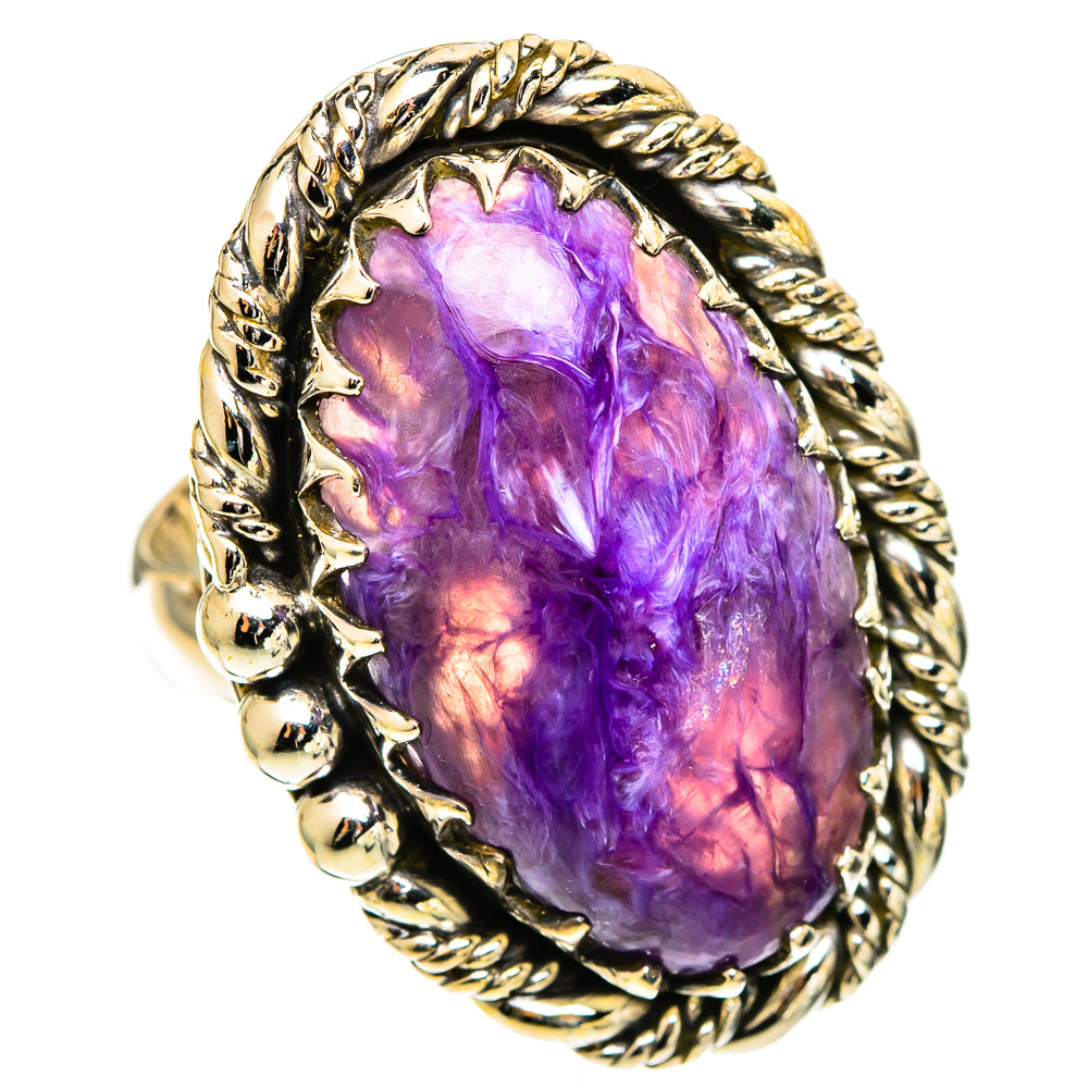 Charoite Rings handcrafted by Anasilvercos - RING109889 - Photo 2