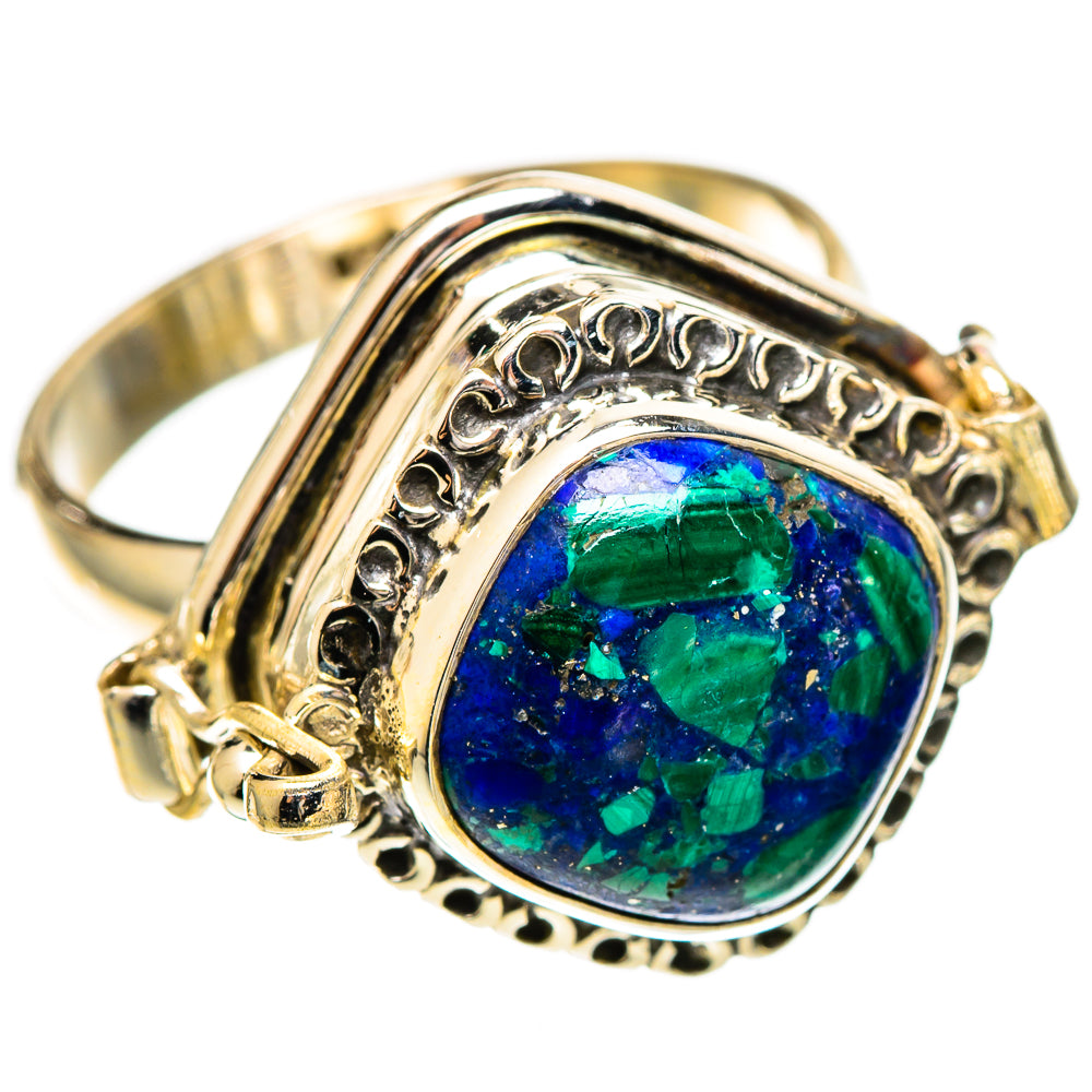 Azurite Rings handcrafted by Anasilvercos - RING109899 - Photo 2
