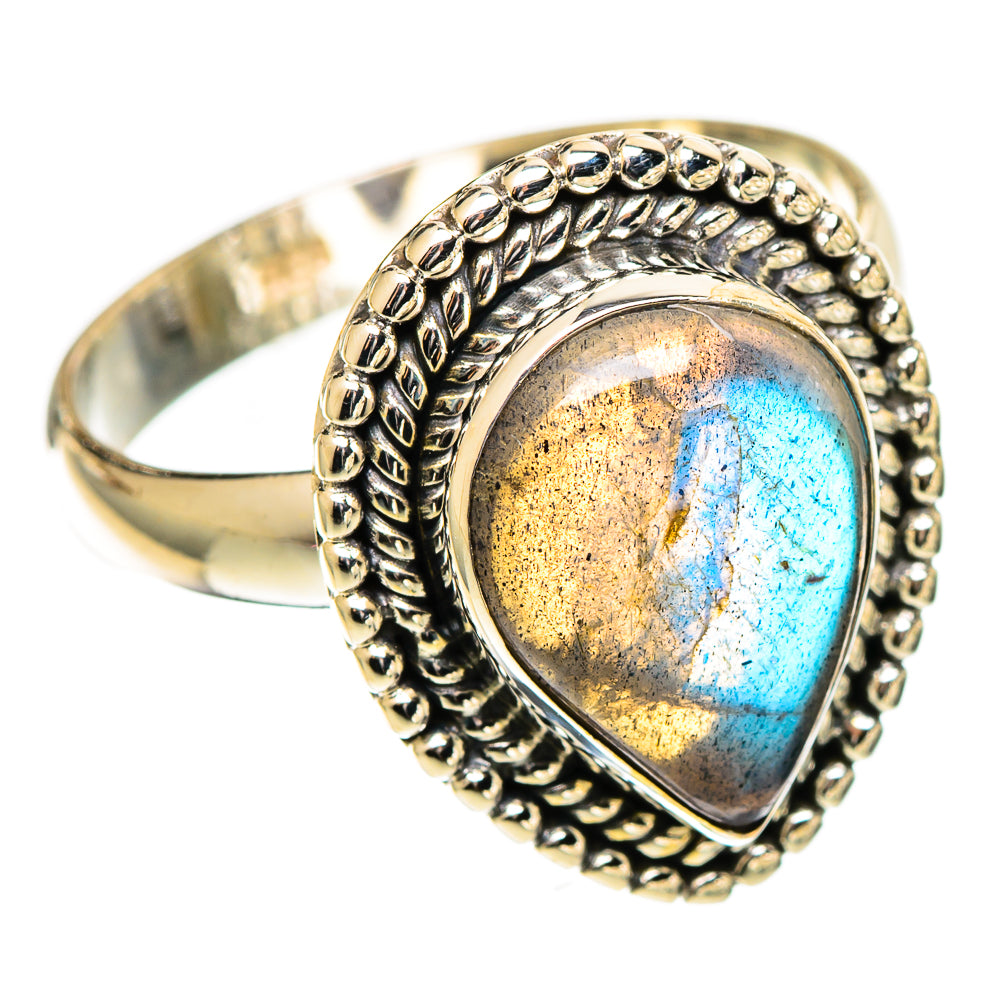 Labradorite Rings handcrafted by Anasilvercos - RING109903 - Photo 2