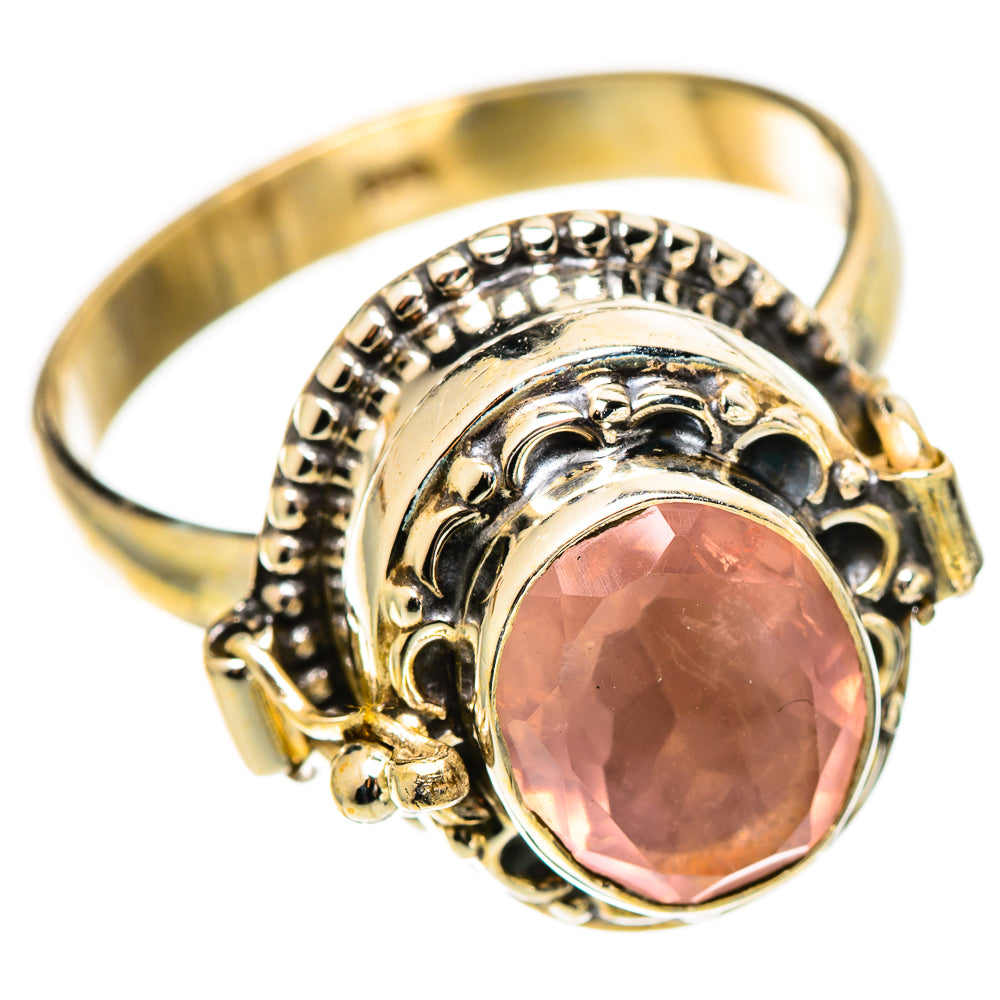 Rose Quartz Rings handcrafted by Anasilvercos - RING109912 - Photo 2