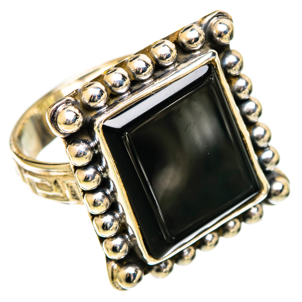 Black Onyx Rings handcrafted by Anasilvercos - RING109920 - Photo 2