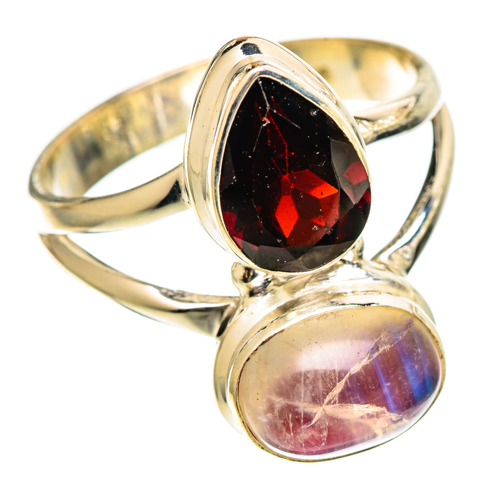 Pink Moonstone Rings handcrafted by Anasilvercos - RING109927 - Photo 2