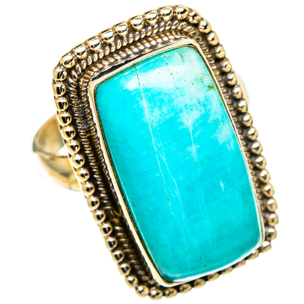 Amazonite Rings handcrafted by Anasilvercos - RING109933 - Photo 2