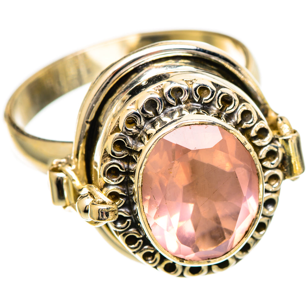 Rose Quartz Rings handcrafted by Anasilvercos - RING109941 - Photo 2