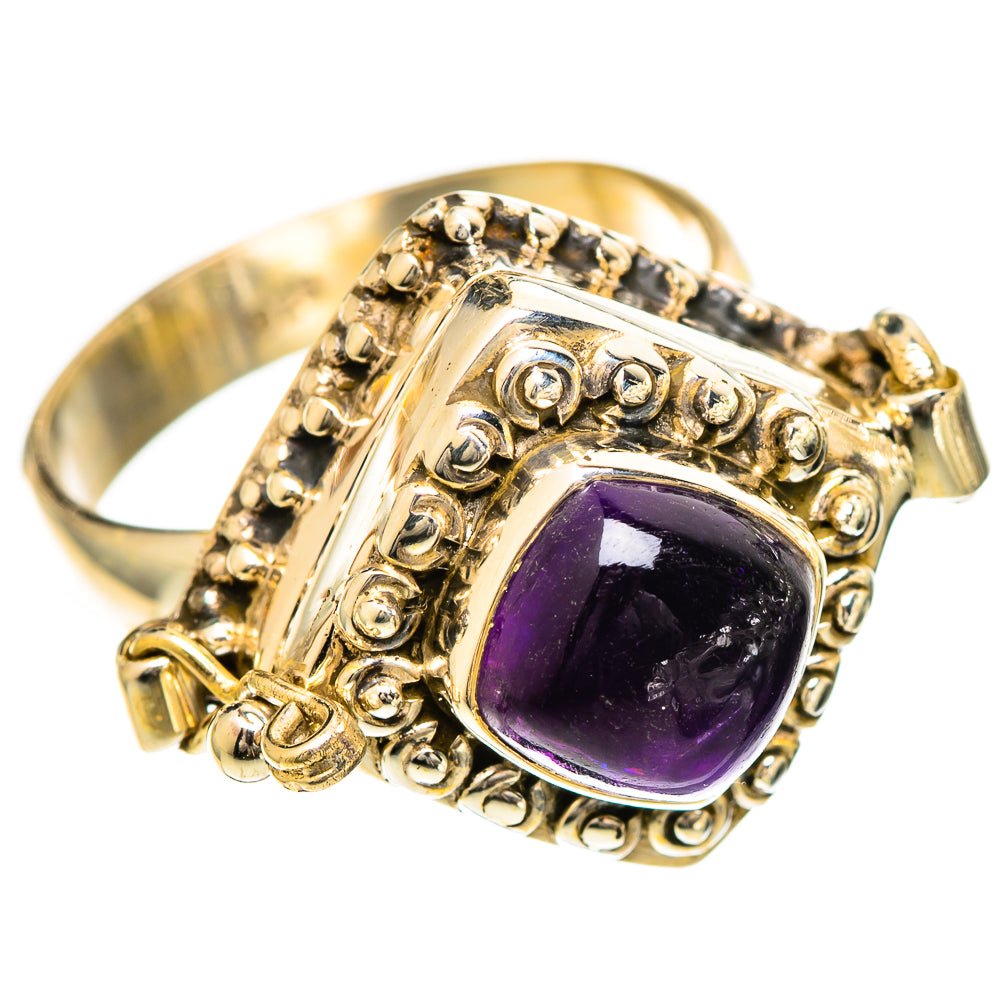 Amethyst Rings handcrafted by Anasilvercos - RING109943 - Photo 2