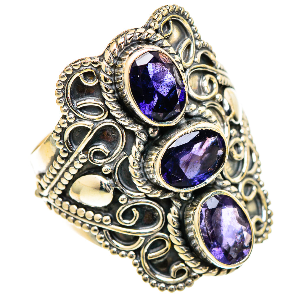 Violet Spinel Rings handcrafted by Anasilvercos - RING109946 - Photo 2