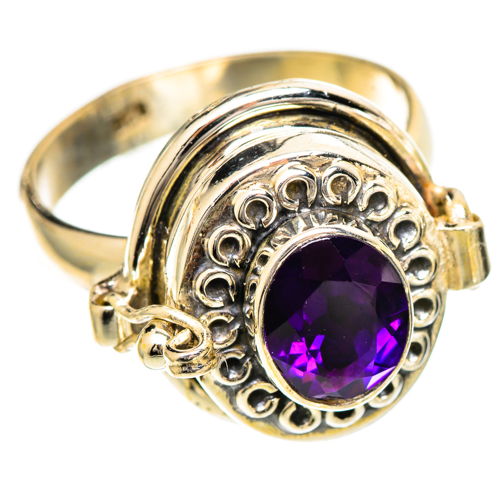 Amethyst Rings handcrafted by Anasilvercos - RING109947 - Photo 2
