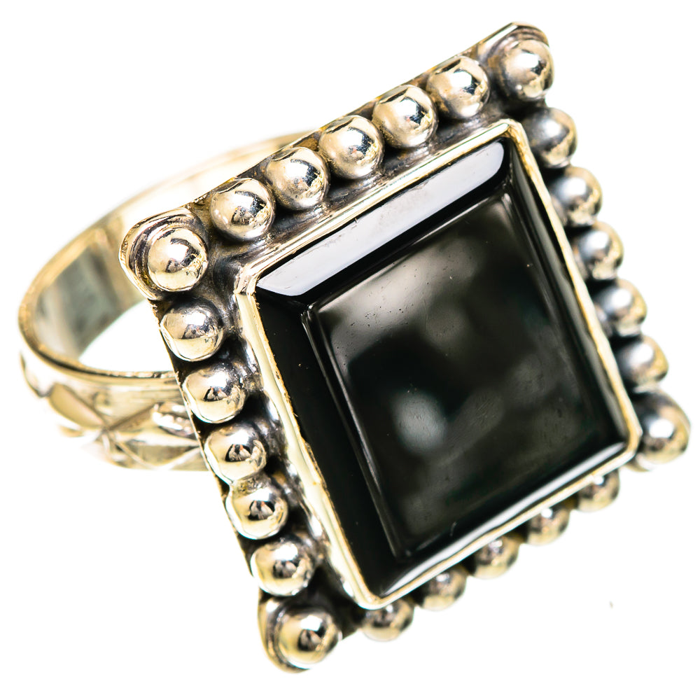 Black Onyx Rings handcrafted by Anasilvercos - RING109949 - Photo 2
