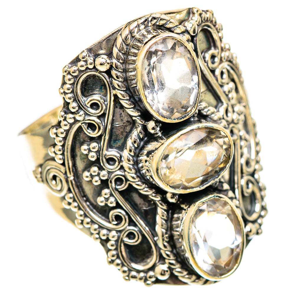 White Quartz Rings handcrafted by Anasilvercos - RING109953 - Photo 2