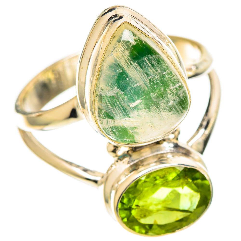 Green Moonstone Rings handcrafted by Anasilvercos - RING109960 - Photo 2