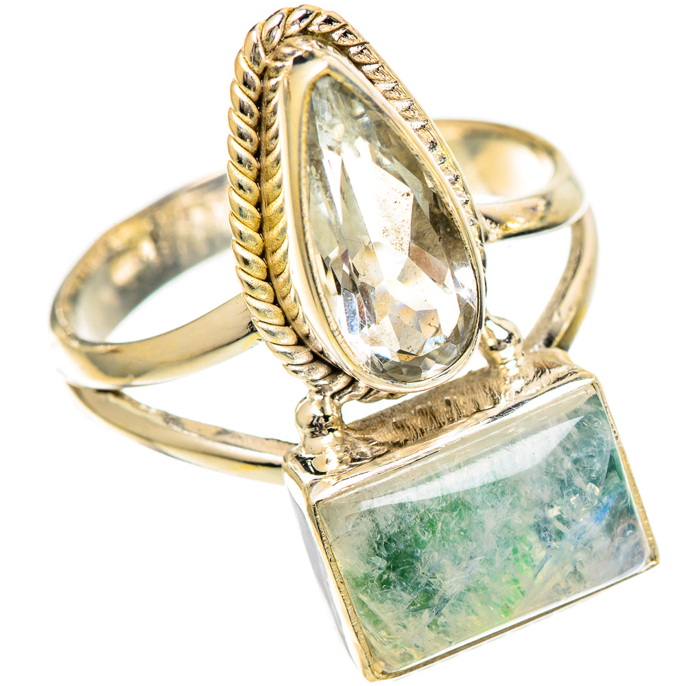 Green Moonstone Rings handcrafted by Anasilvercos - RING109963 - Photo 2