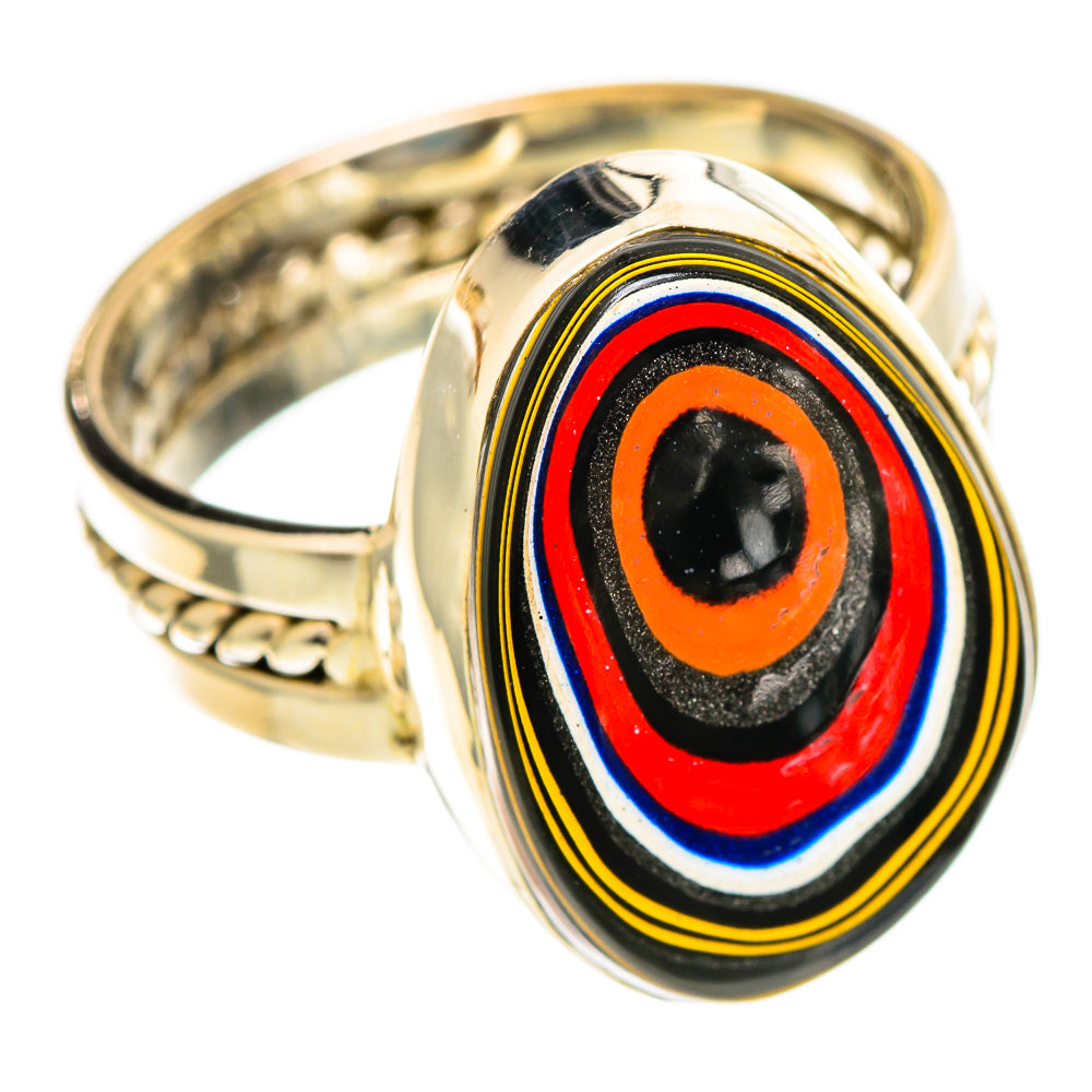 Fordite Rings handcrafted by Anasilvercos - RING109980 - Photo 2