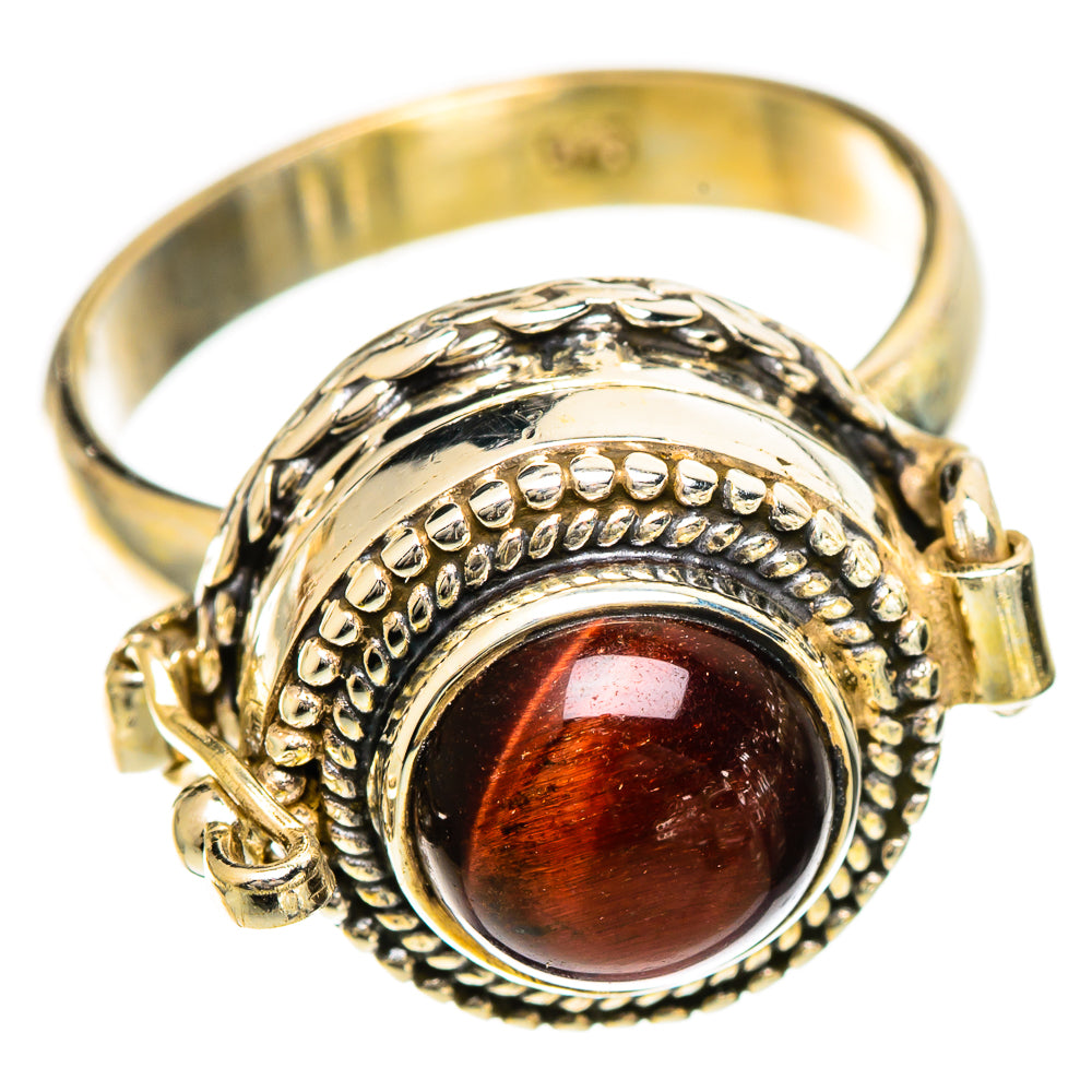 Red Tiger Eye Rings handcrafted by Anasilvercos - RING109992 - Photo 2