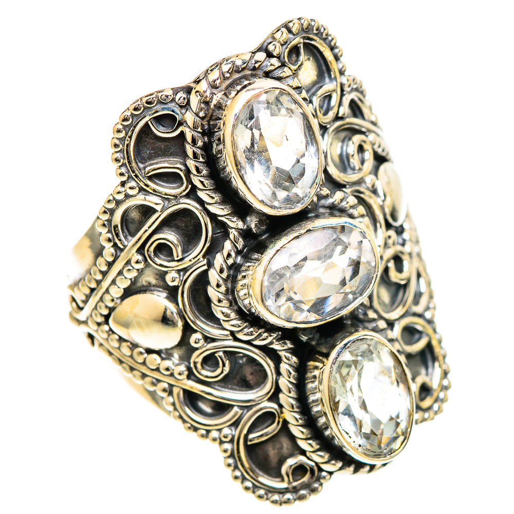 White Quartz Rings handcrafted by Anasilvercos - RING110005 - Photo 2