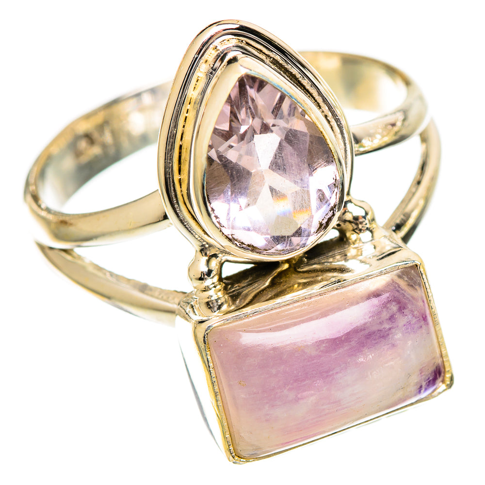 Pink Moonstone Rings handcrafted by Anasilvercos - RING110007 - Photo 2