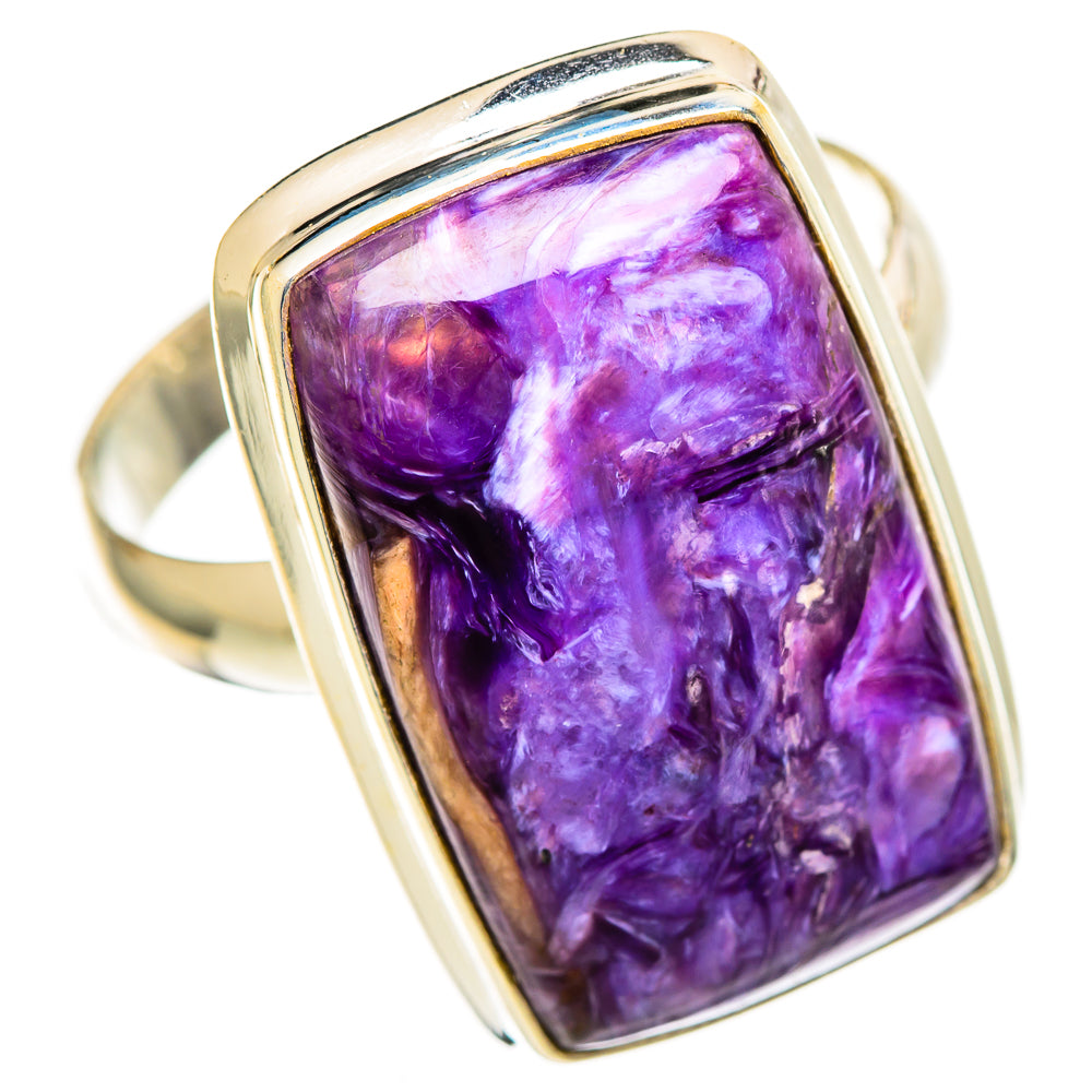 Charoite Rings handcrafted by Anasilvercos - RING110039 - Photo 2